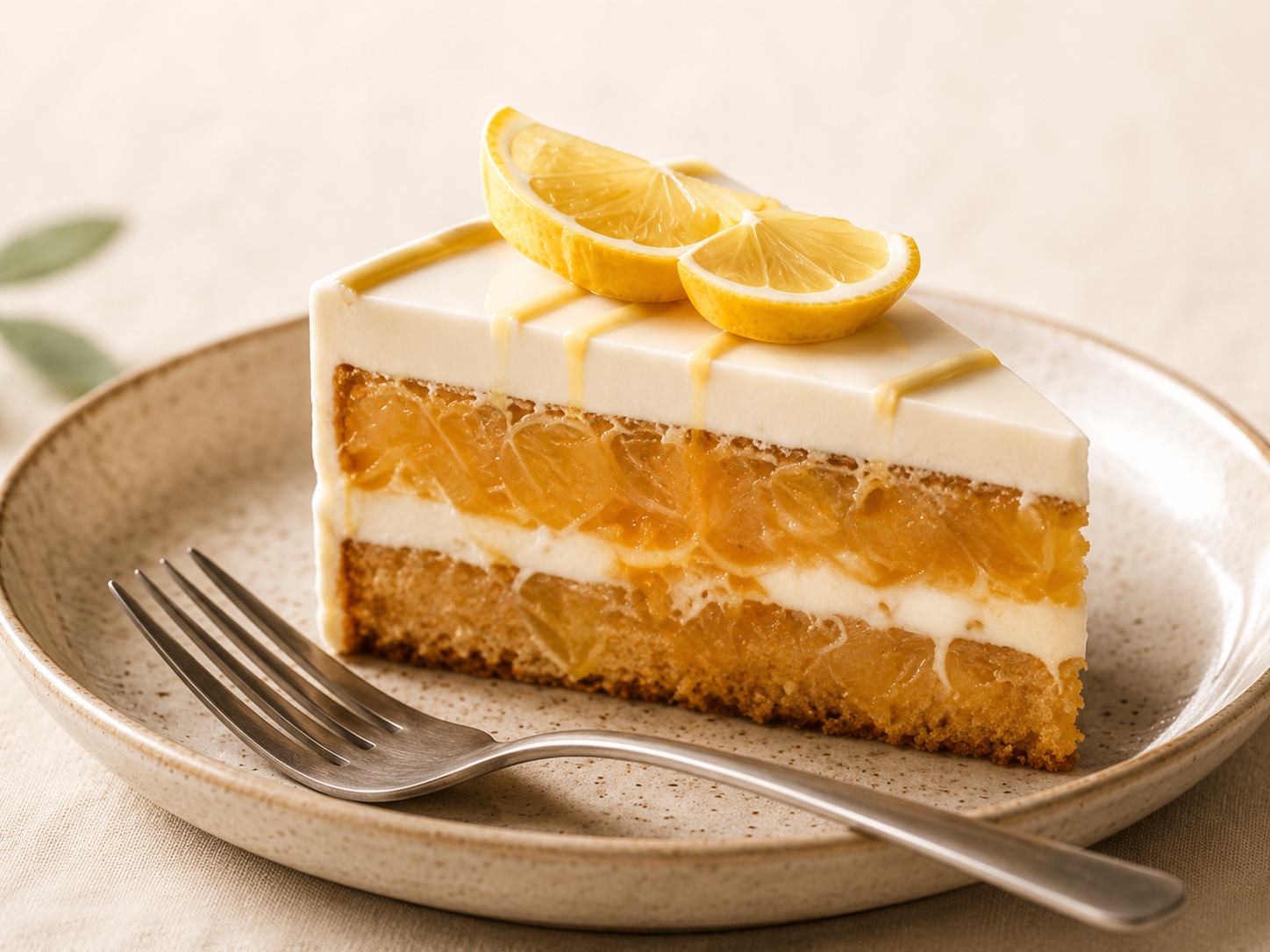 Honey lemon cake